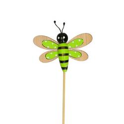Biene auf Stab Flock grün L50cm 05cm