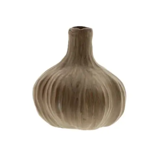 Keramik Vase Chalise braun D140m H15.5cm