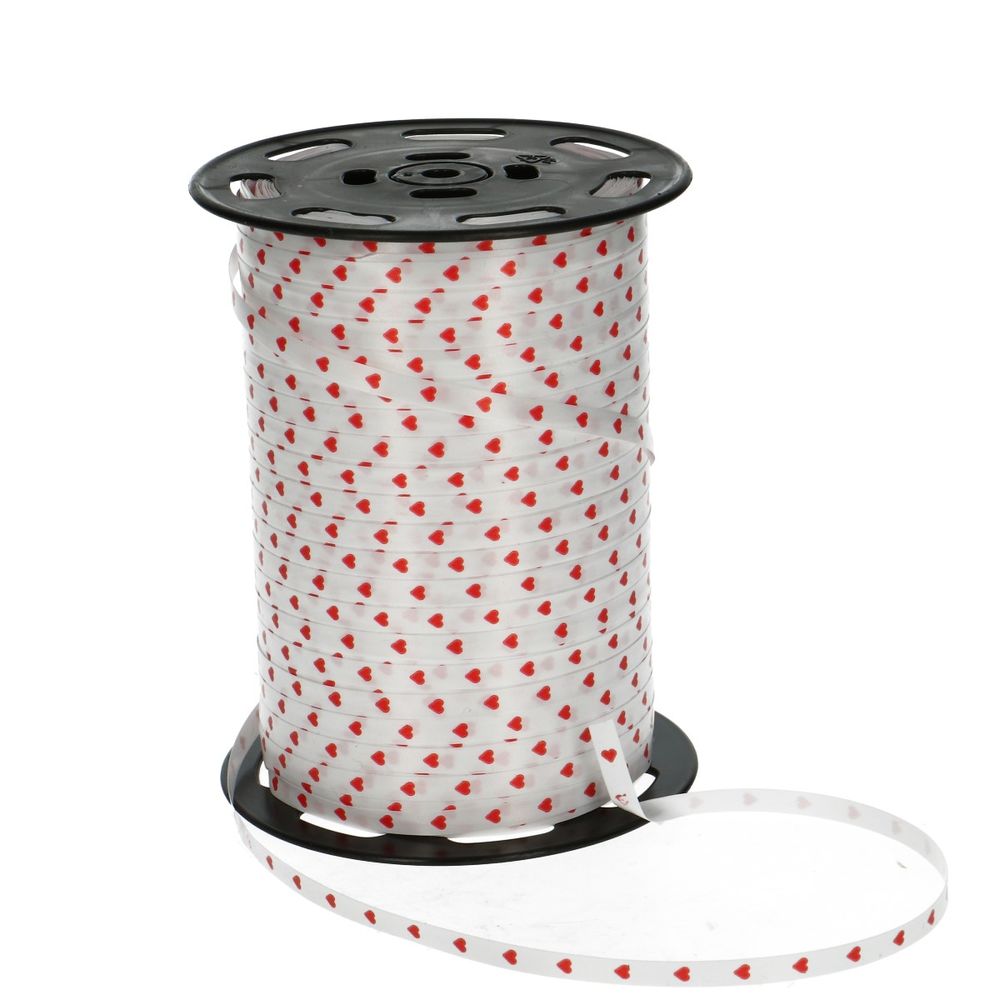 Ziehband Herz rot 5mm 500m