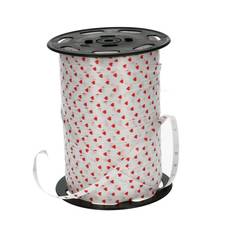 Ziehband 5mm 500m weiss/rot Herz
