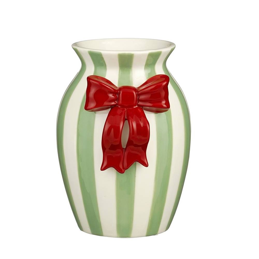 Keramik Vase Kato hell grün D18.5cm H22.5cm