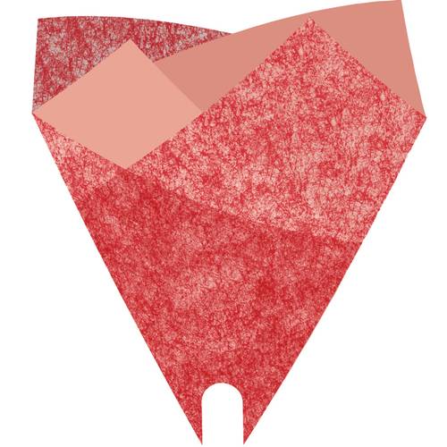 Tüte Louise rot 50x44cm x50 