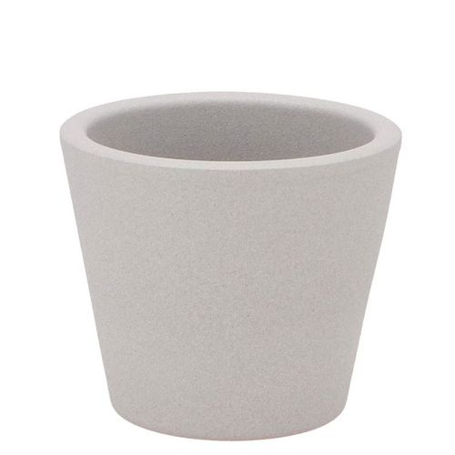 Keramik Übertopf Vinci grau matt D12cm H10cm