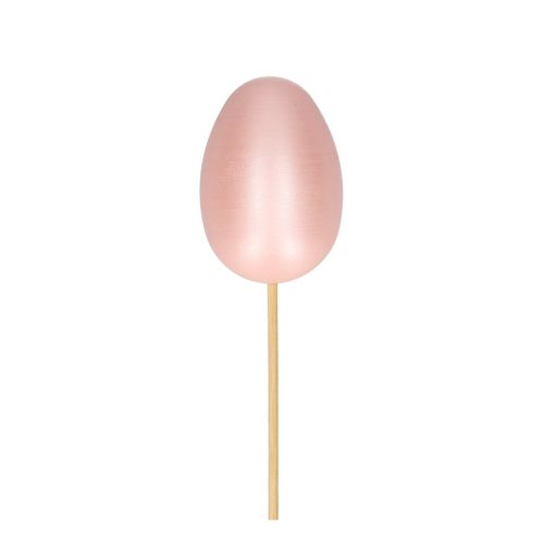 Ei auf Stab Perle rosa D06cm l50cm