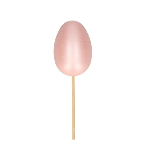 Ei auf Stab Perle rosa D06cm l50cm
