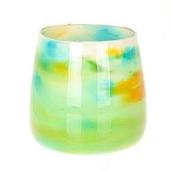 Glas Vase Abob bunt D21cm H20cm