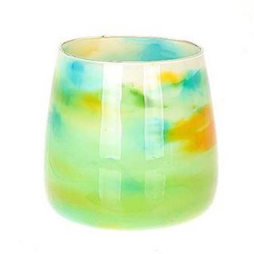 Glas Vase Abob bunt D21cm H20cm