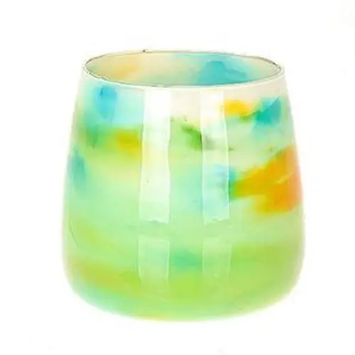 Glas Vase Abob bunt D21cm H20cm