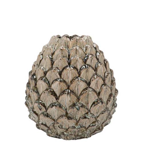 Keramik Vase Tannenzapfen 09x09cm