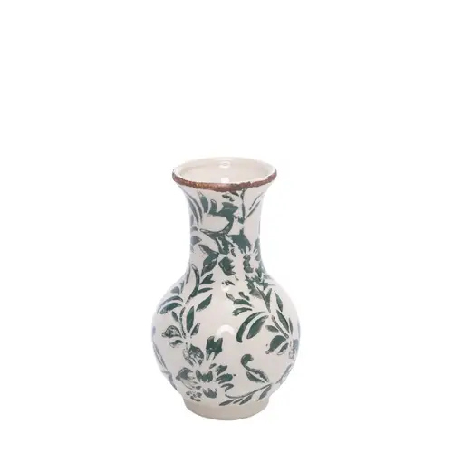 Keramik Vase Jona grün D07cm H12cm 