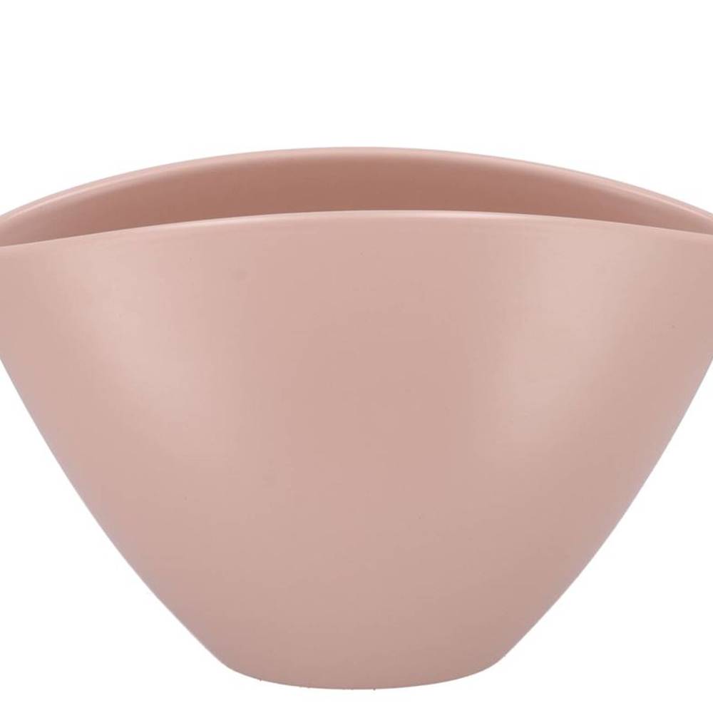 Keramik Orchidee Schale Matt rosa 28x17cm
