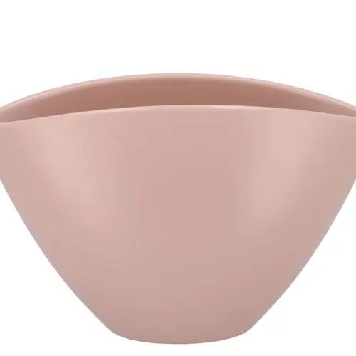 Keramik Orchidee Schale Matt rosa 28x17cm