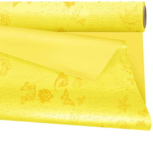 Folie Rolle 80cm Romance gelb 40m
