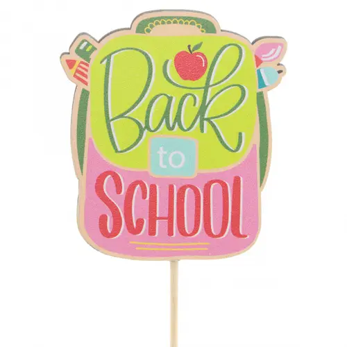 Back to School auf Stab D08cm L50cm