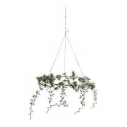 Hänger Kiefer grün D35cm H28cm
