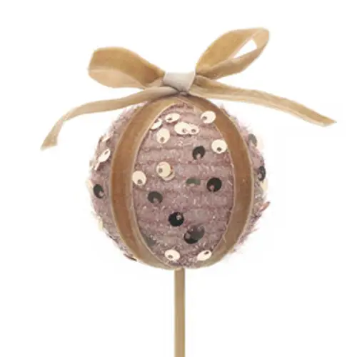 Kugel auf Stab Bon Bon bronze L50cm D06cm 