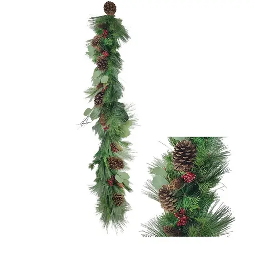 Girlande Pinecone grün 160cm