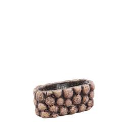 Keramik Schale Gen braun 18x08x08cm
