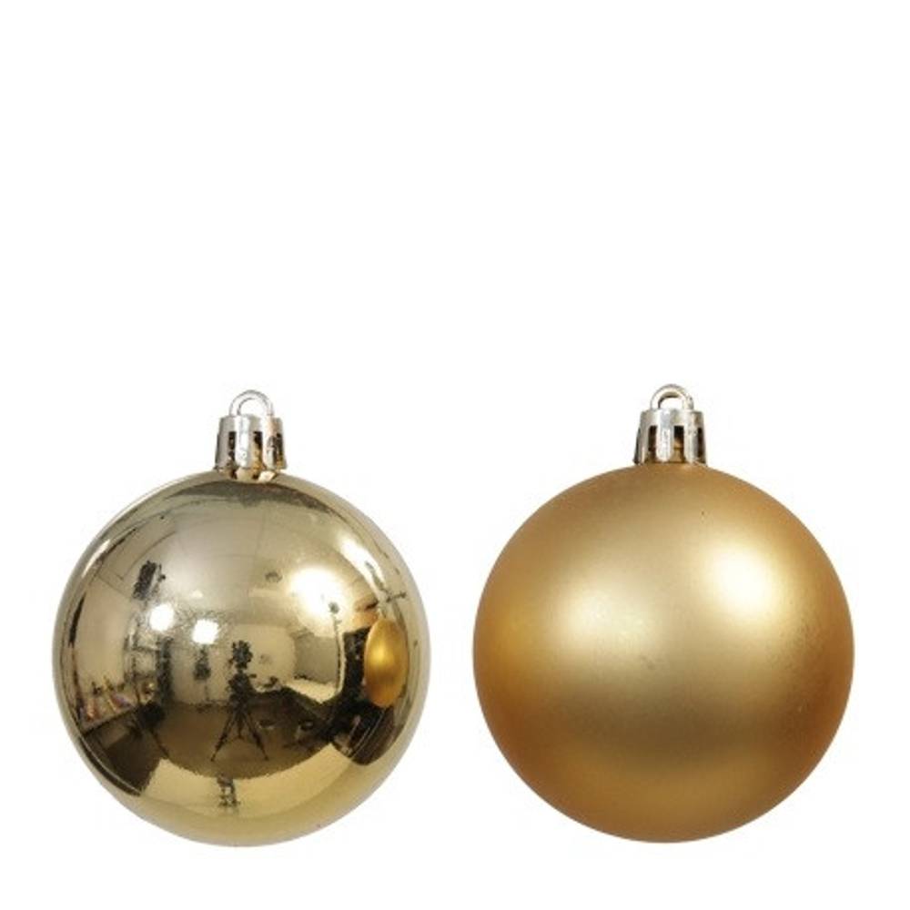 Kugel Plastik gold D06cm x9  