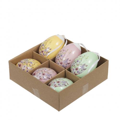 Ostern Deko Ei 6cm ass. x6