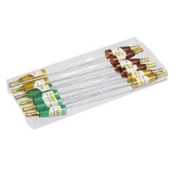 Champagnerflasche auf Stab mix 7.5cm l27cm