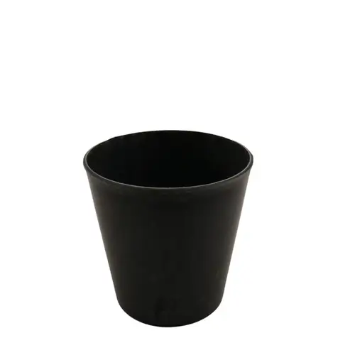Melamine Übertopf grau D15cm H13cm