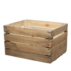 Holz Kiste braun 50x40x30cm