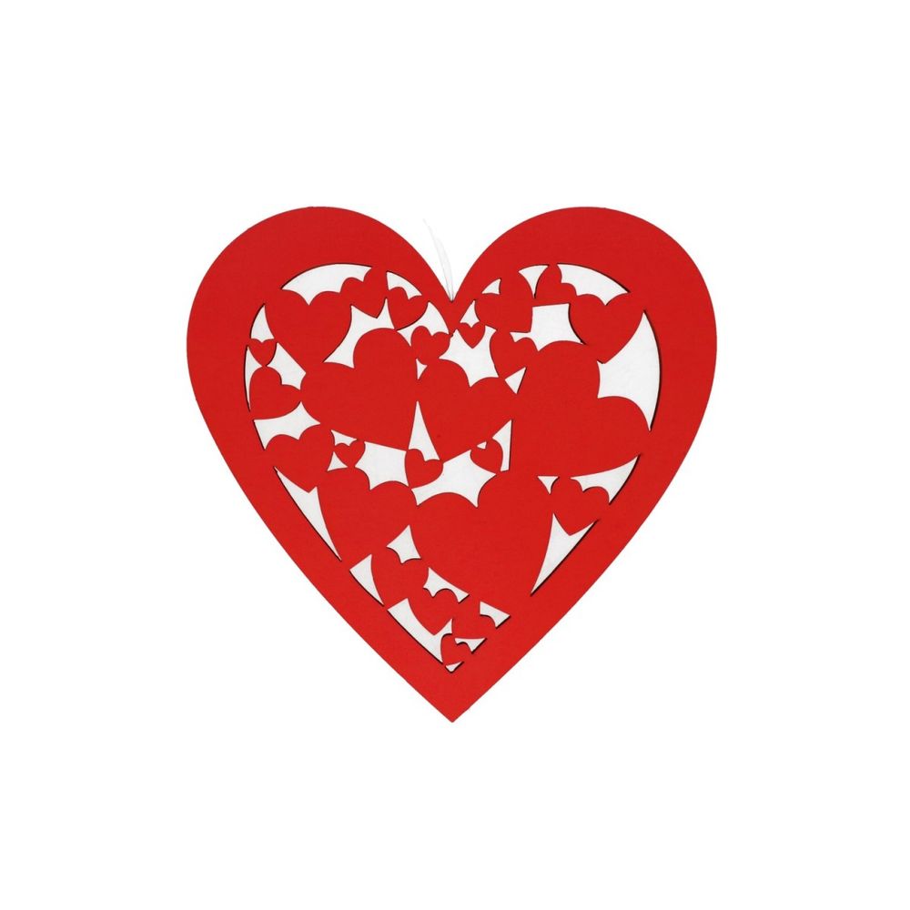 Foam Herz rot D25cm