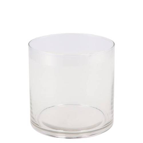 Glas Vase Zylinder D12cm H12cm