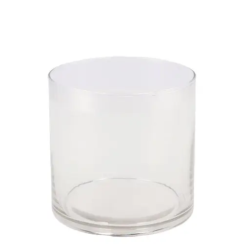 Glas Vase Zylinder D12cm H12cm