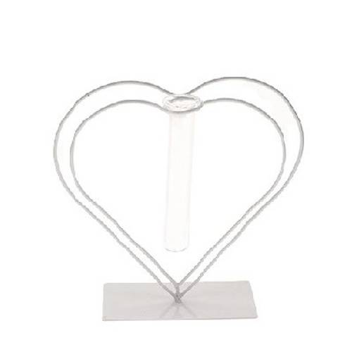 Metall Herz +1Rohr 15x08x23cm