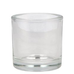 Glas Zylinder schwer D10cm H10cm