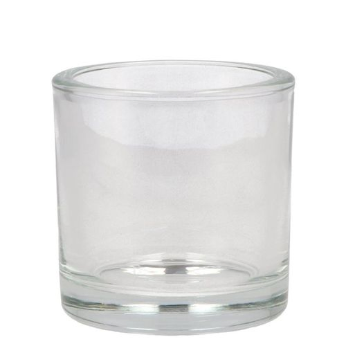 Glas Zylinder schwer D10cm H10cm