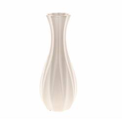 Keramik Vase Shallo creme D16cm H40cm