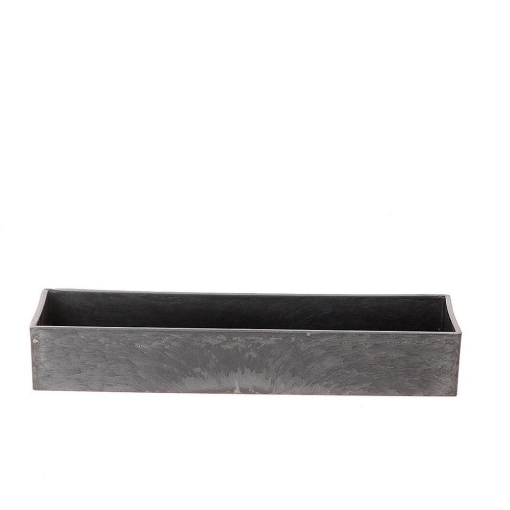 Melamine Schale rechteck grau 32x10x5cm