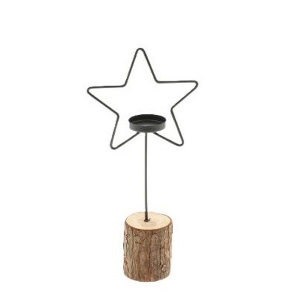 Teelichthalter Stern 15x33cm 