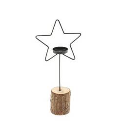 Teelichthalter Stern 15x33cm 