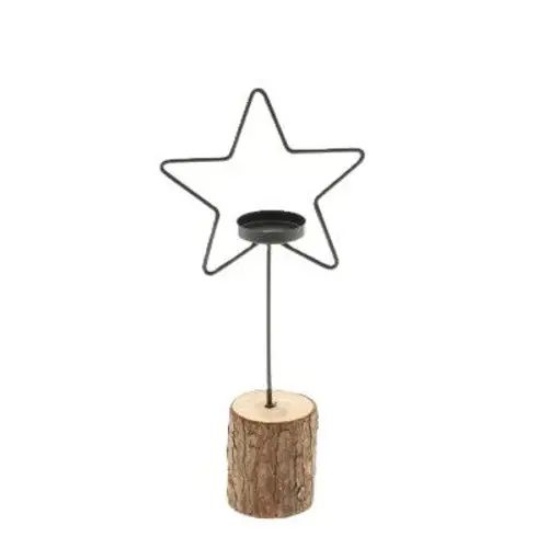 Teelichthalter Stern 15x33cm 