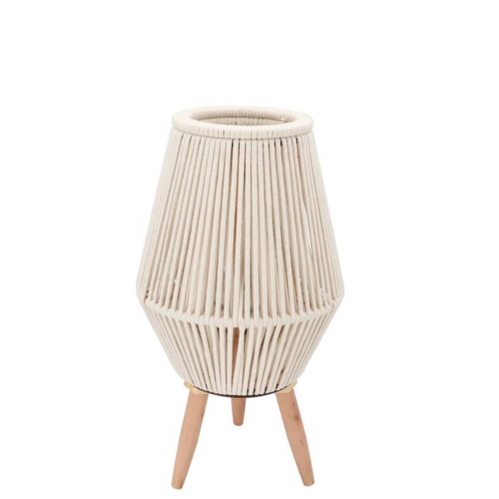 Laterne Cruz auf Ständer weiss 12x21x38cm