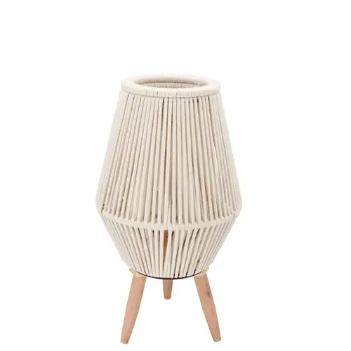 Laterne Cruz auf Ständer weiss 12x21x38cm