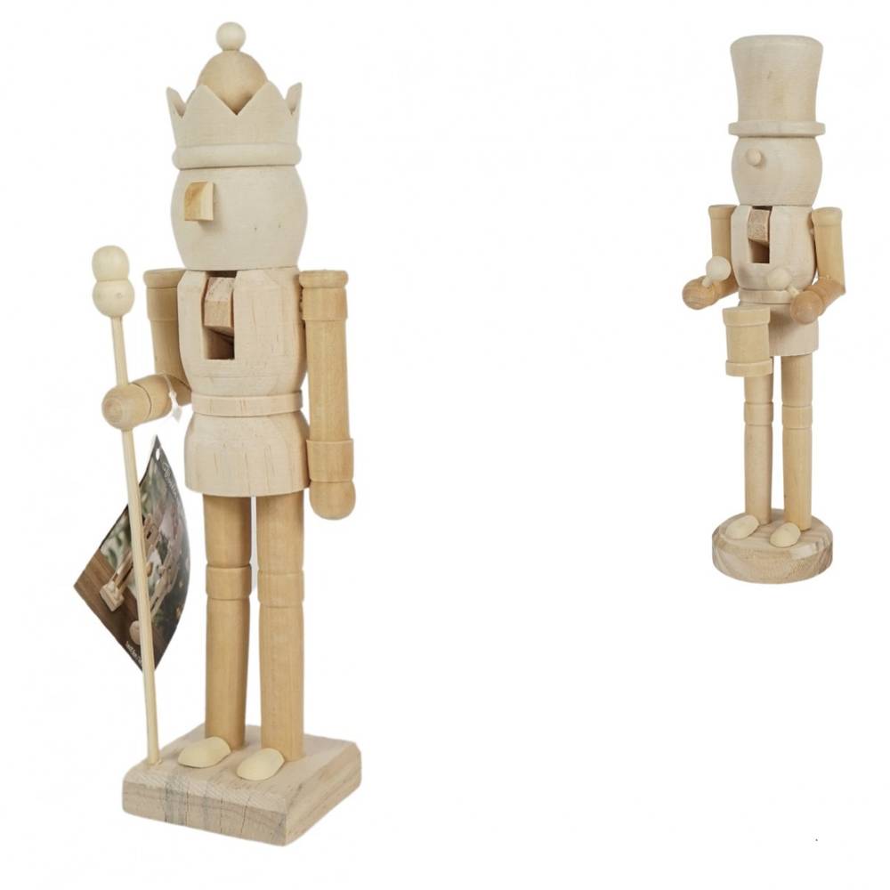 Deko Nussknacker braun D07cm H25cm 