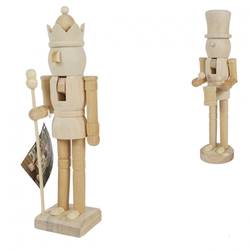 Deko Nussknacker braun D07cm H25cm 