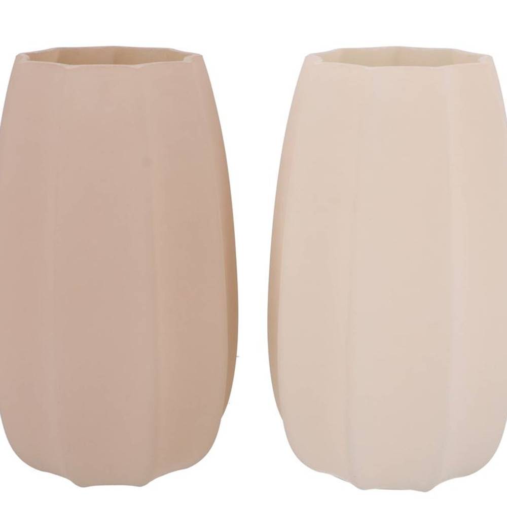 Keramik Vase Luxx sand 2/Set D20cm H33cm