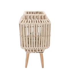 Laterne Cruz Viereck auf Ständer Sand 15x22x43cm