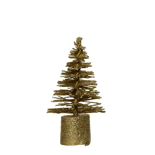Deko Baum Brush Mini gold D03.5cm H07cm x12