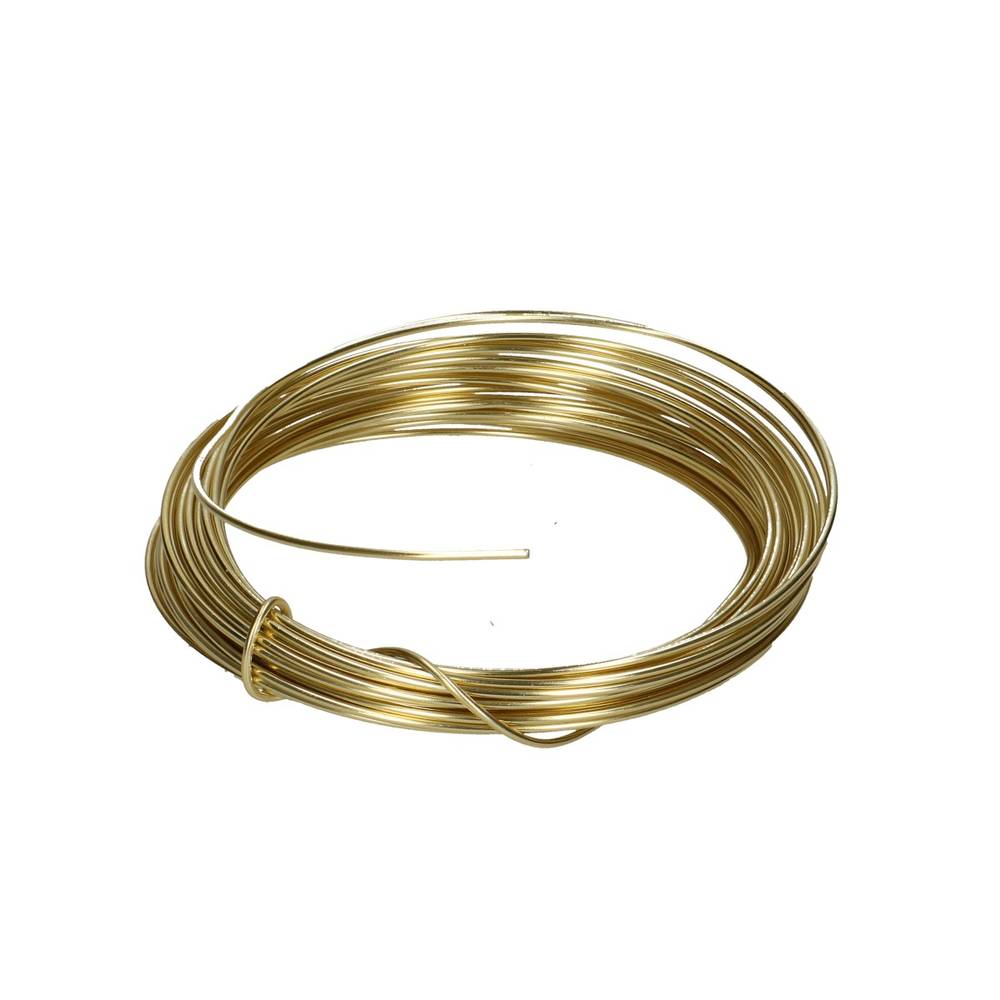 Aluminium Draht gold 2mm 12m 100g