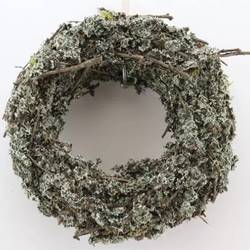 Kranz grau Larix Natur D30cm