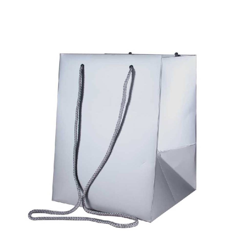 Tasche Olympic silber 25x18x18cm