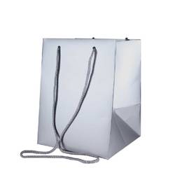 Tasche Olympic silber 25x18x18cm