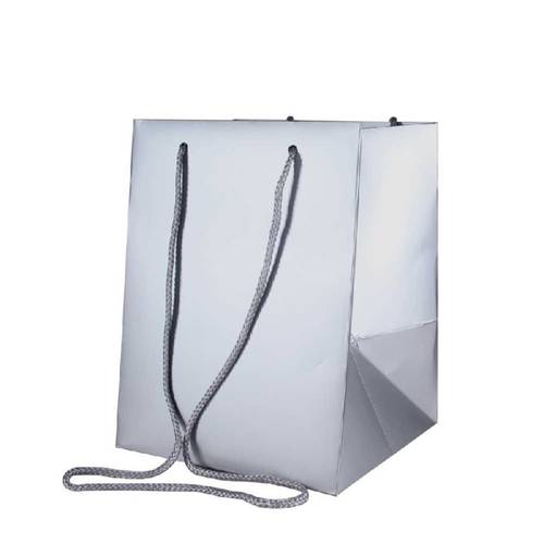 Tasche Olympic silber 25x18x18cm